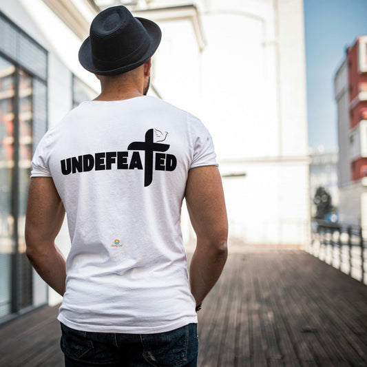 Jesus Christ Undefeated T-Shirt 100% Cotton - Faith, Revival, Ministry Merch