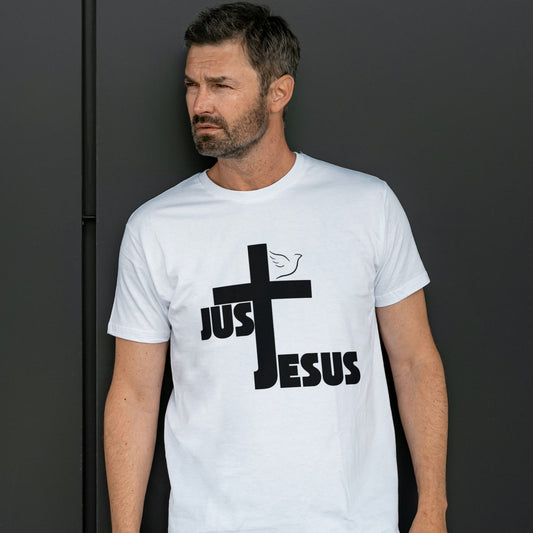 Just Jesus T-Shirt 100% Cotton - Faith, Revival, Christian, Ministry Merch