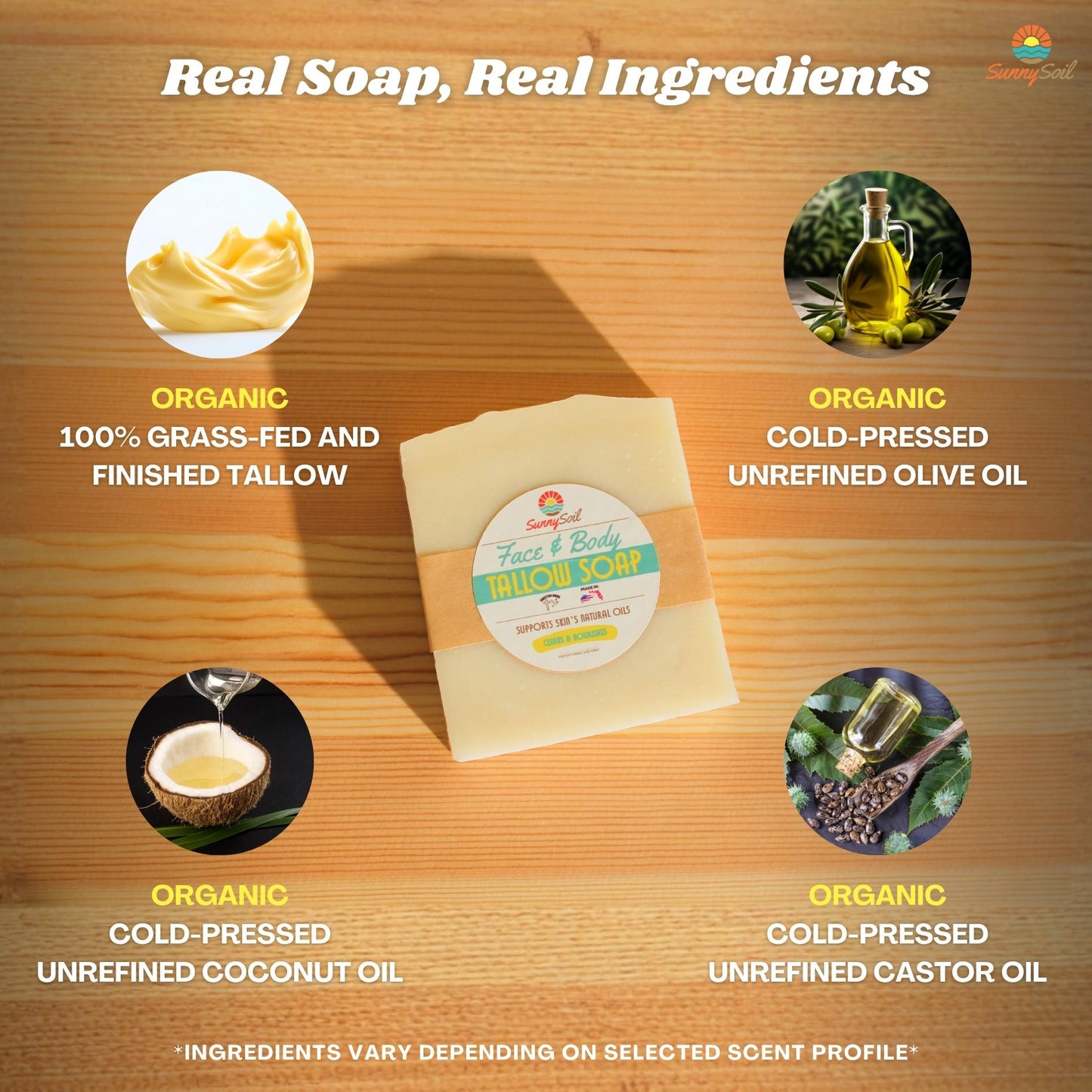 *NEW* Face & Body Tallow Soap Bar
