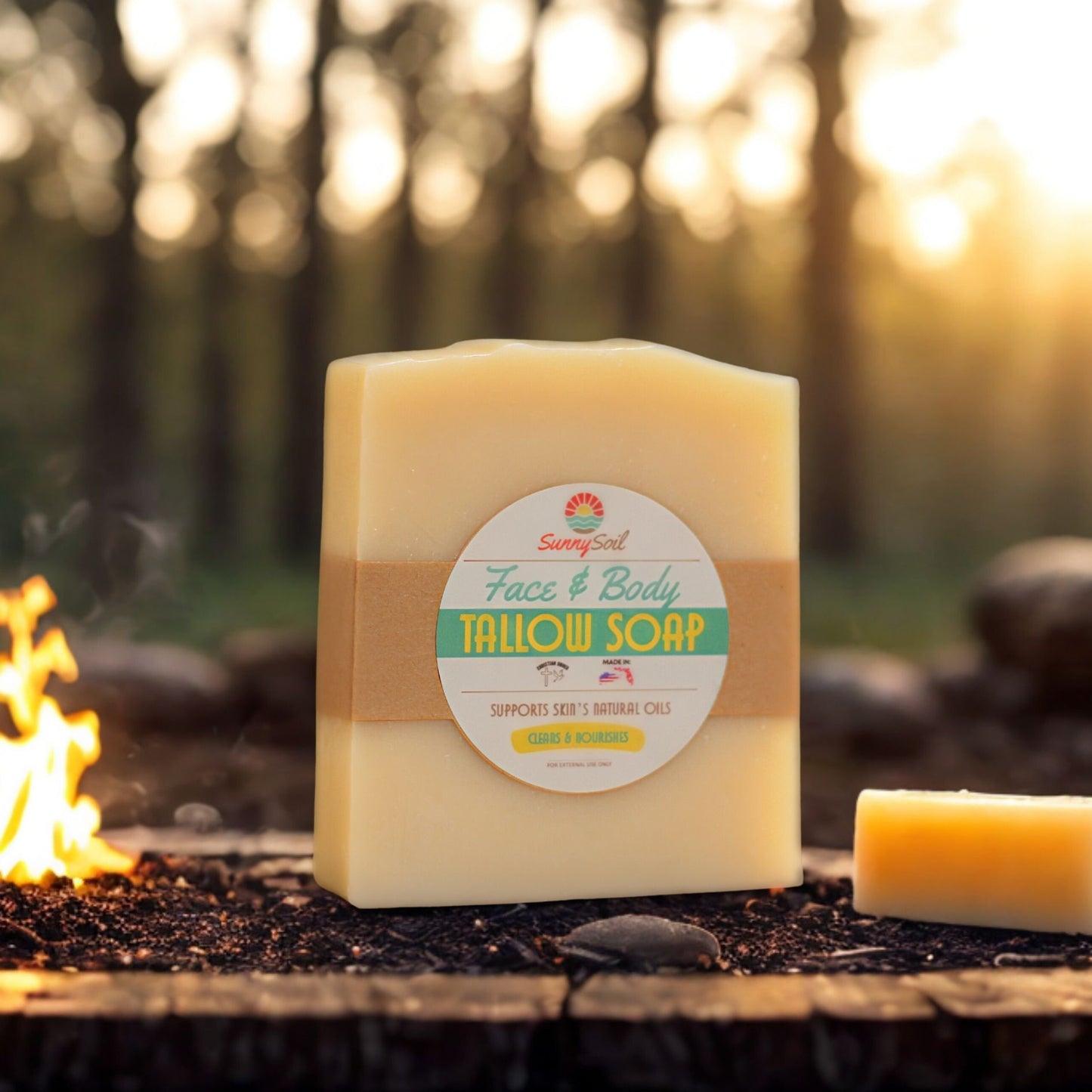 *NEW* Face & Body Tallow Soap Bar