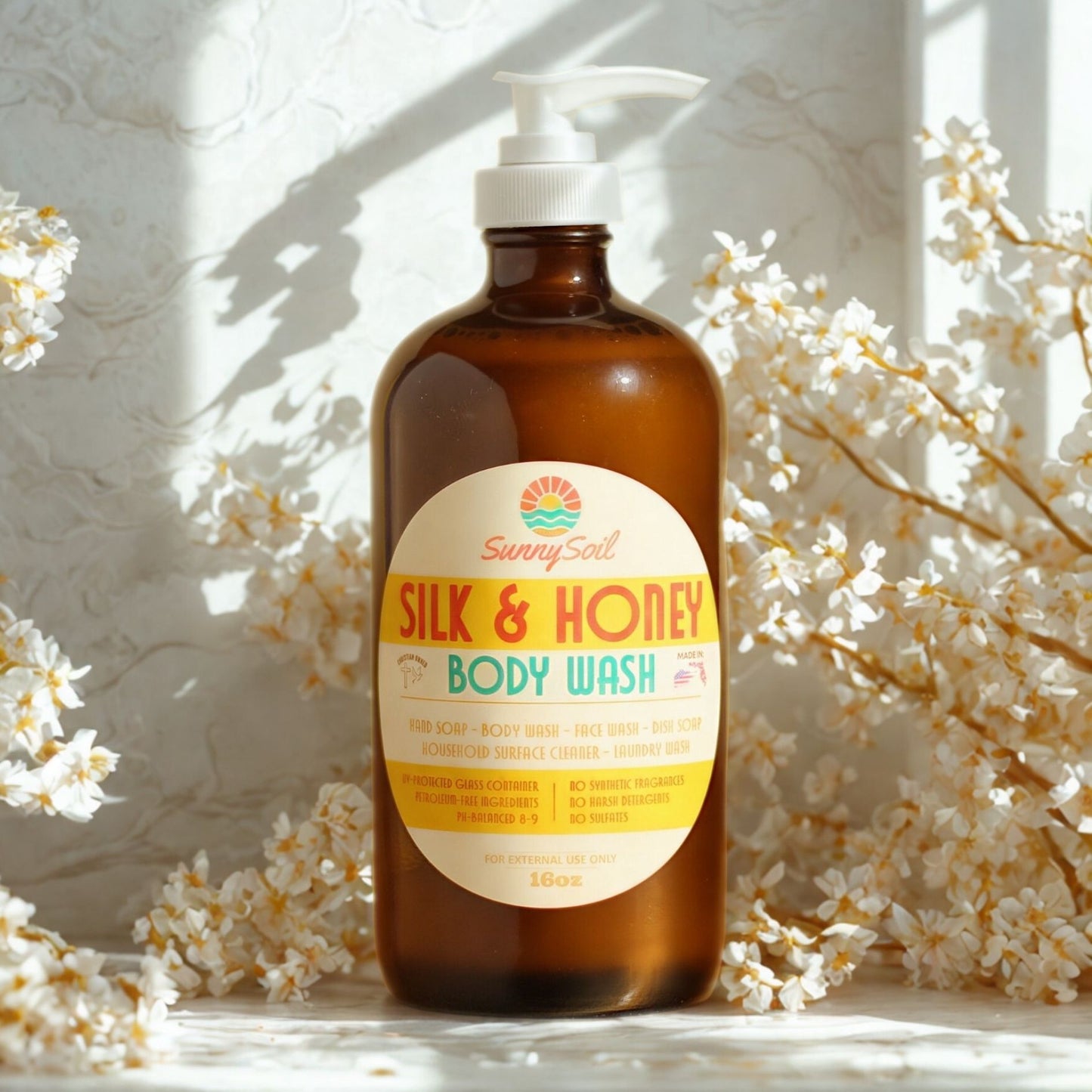 Silk & Honey Body Wash (16oz)