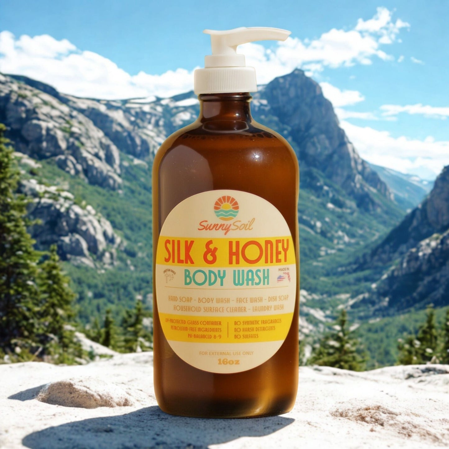 Silk & Honey Body Wash (16oz)