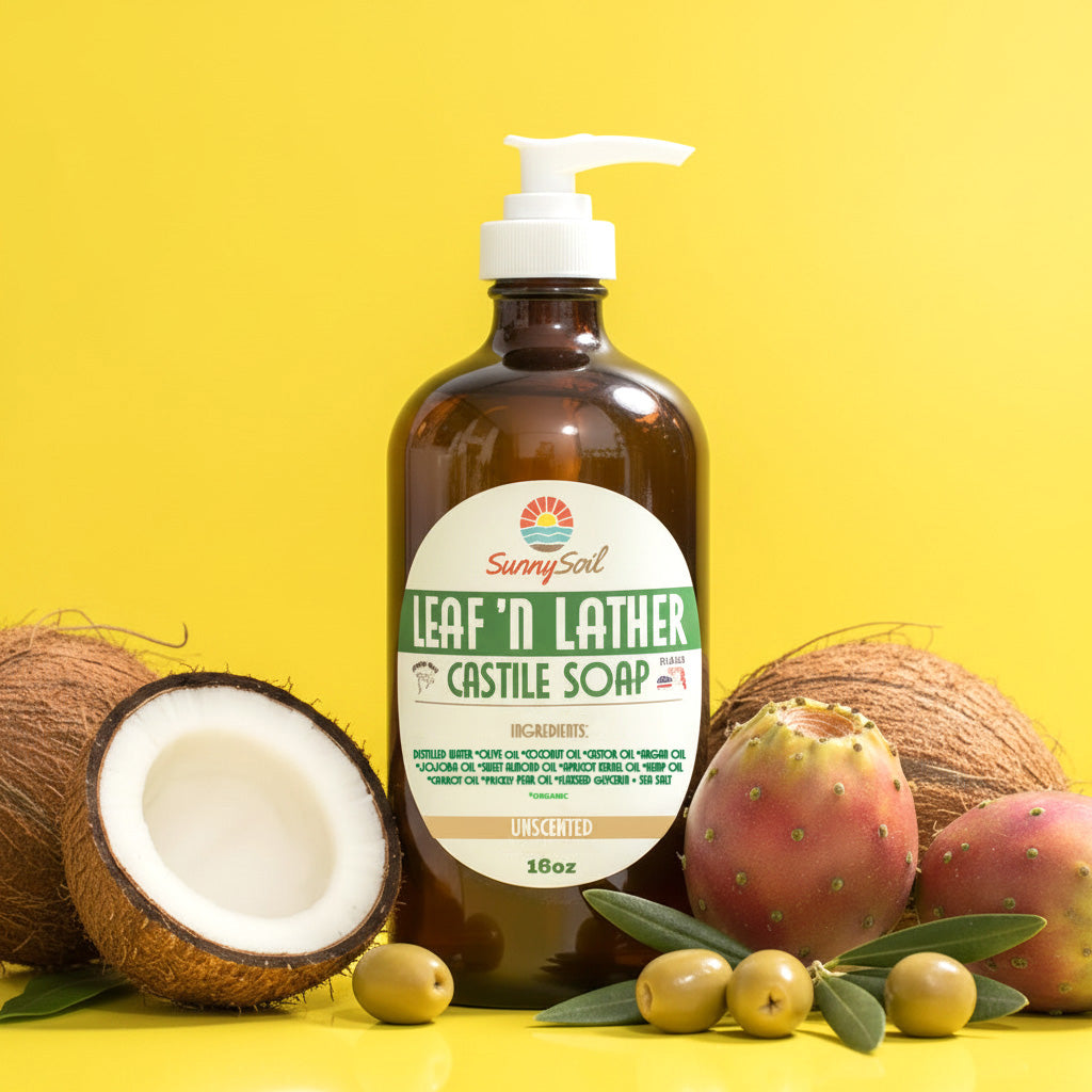 *NEW* Leaf 'n Lather Castile Soap (16oz)