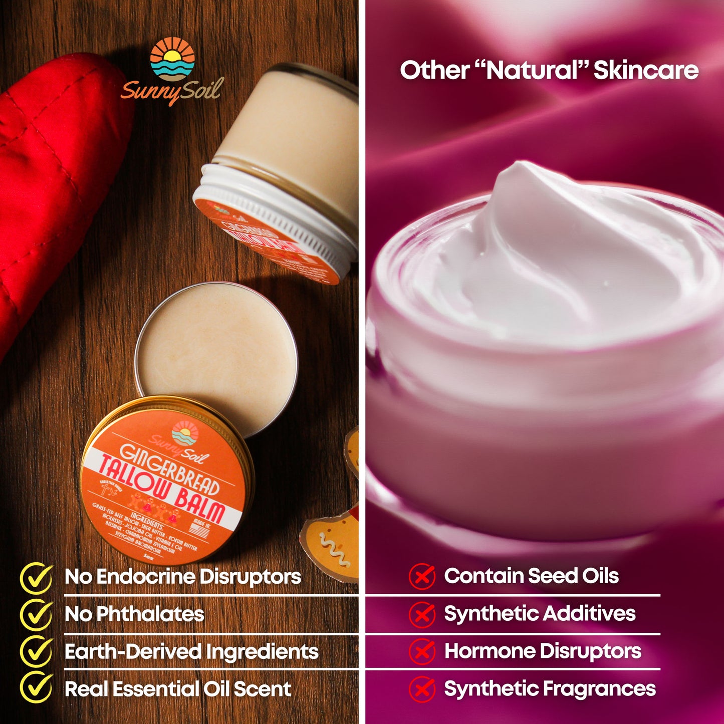 Gingerbread Tallow Balm (2oz)