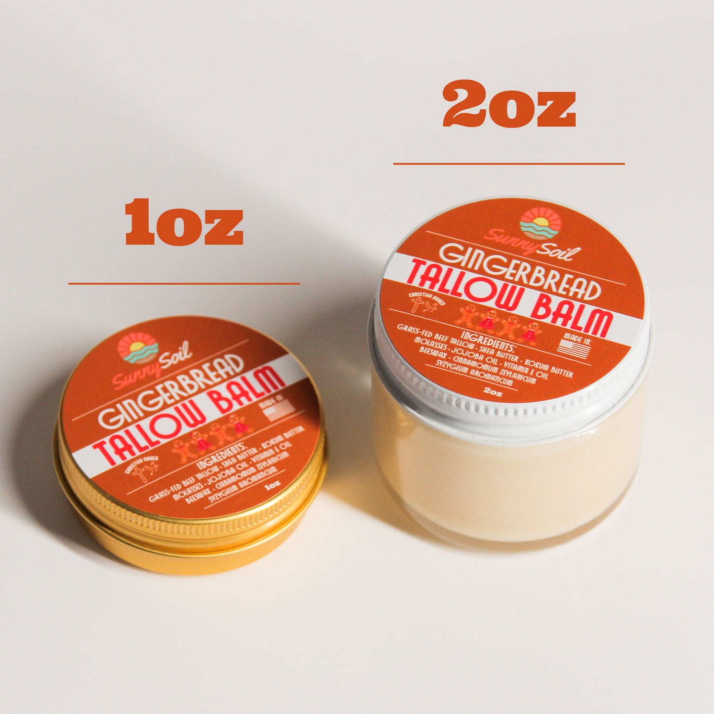 NOUVEAU baume au suif de pain d'épices - Hydratant pour le corps et le visage (Spécial vacances)