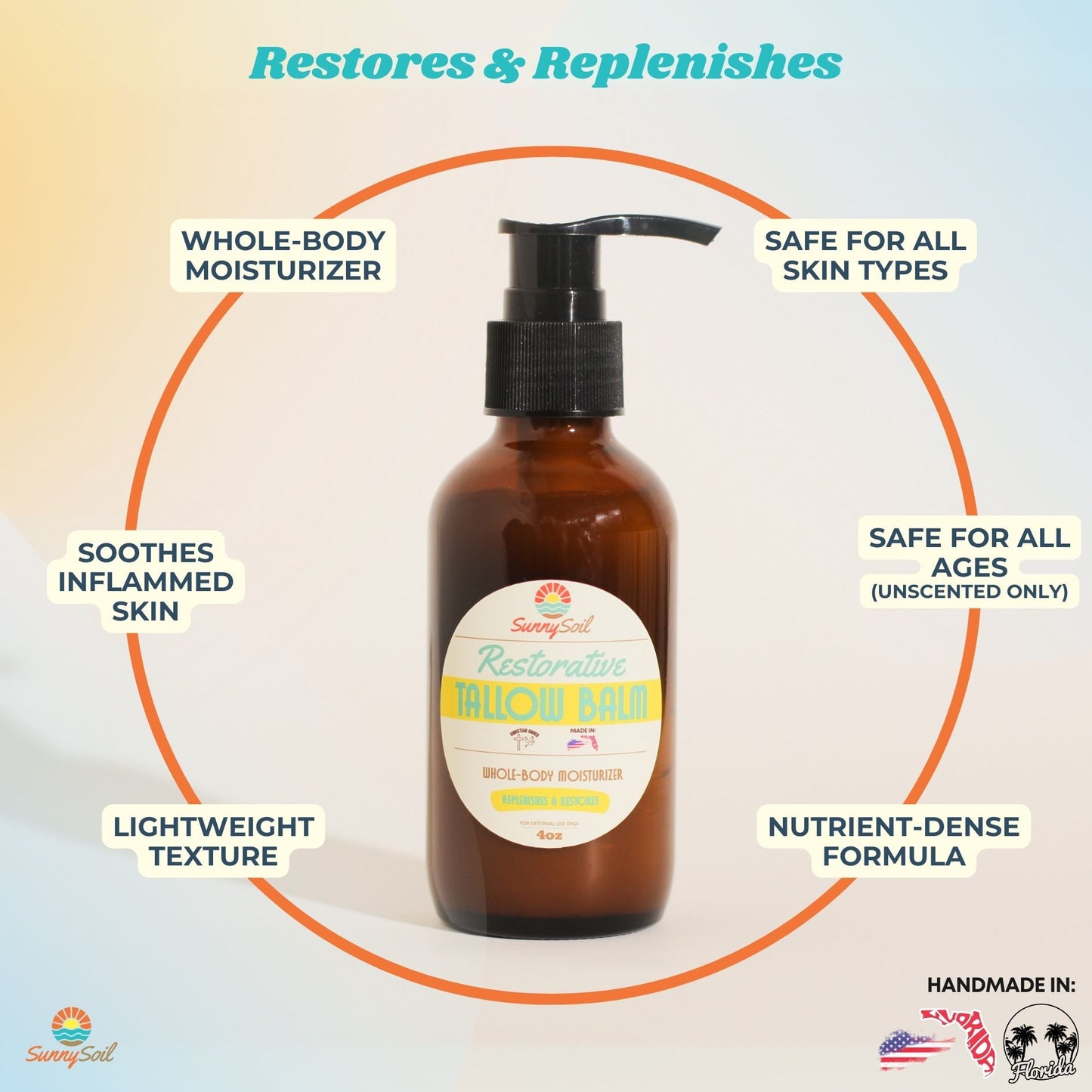 *NEW* Restorative Tallow Balm (4oz)