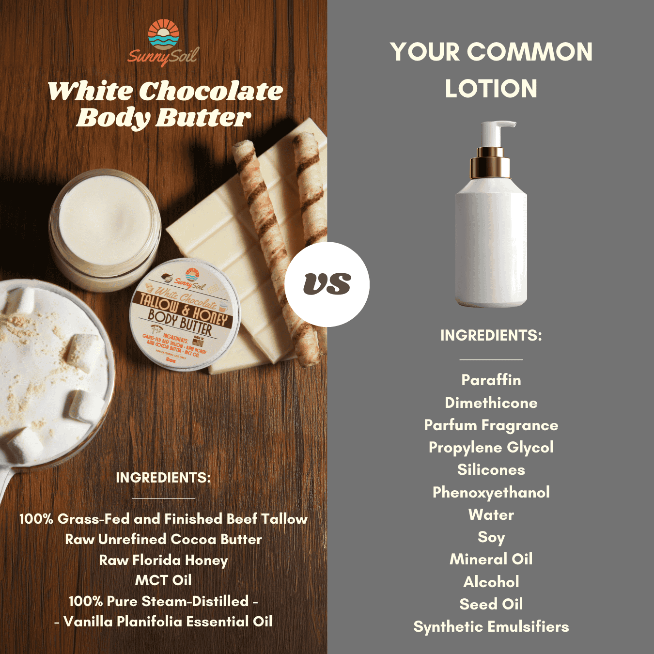 White Chocolate Tallow Body Butter