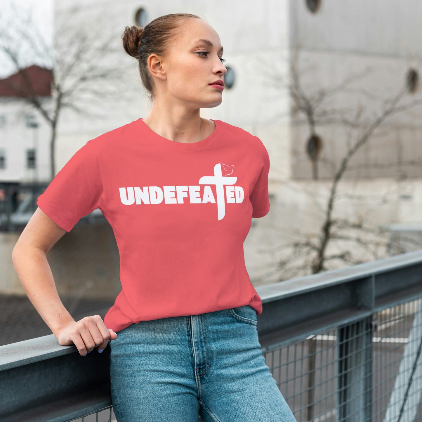 Jesus Christ Undefeated T-Shirt 100% Cotton - Faith, Revival, Ministry Merch