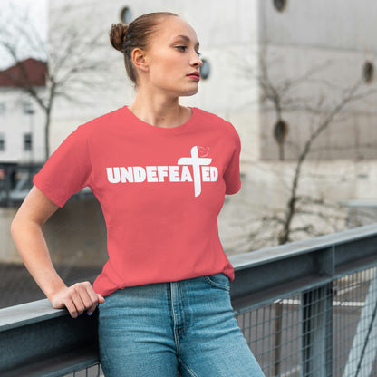 Jesus Christ Undefeated T-Shirt 100% Cotton - Faith, Revival, Ministry Merch