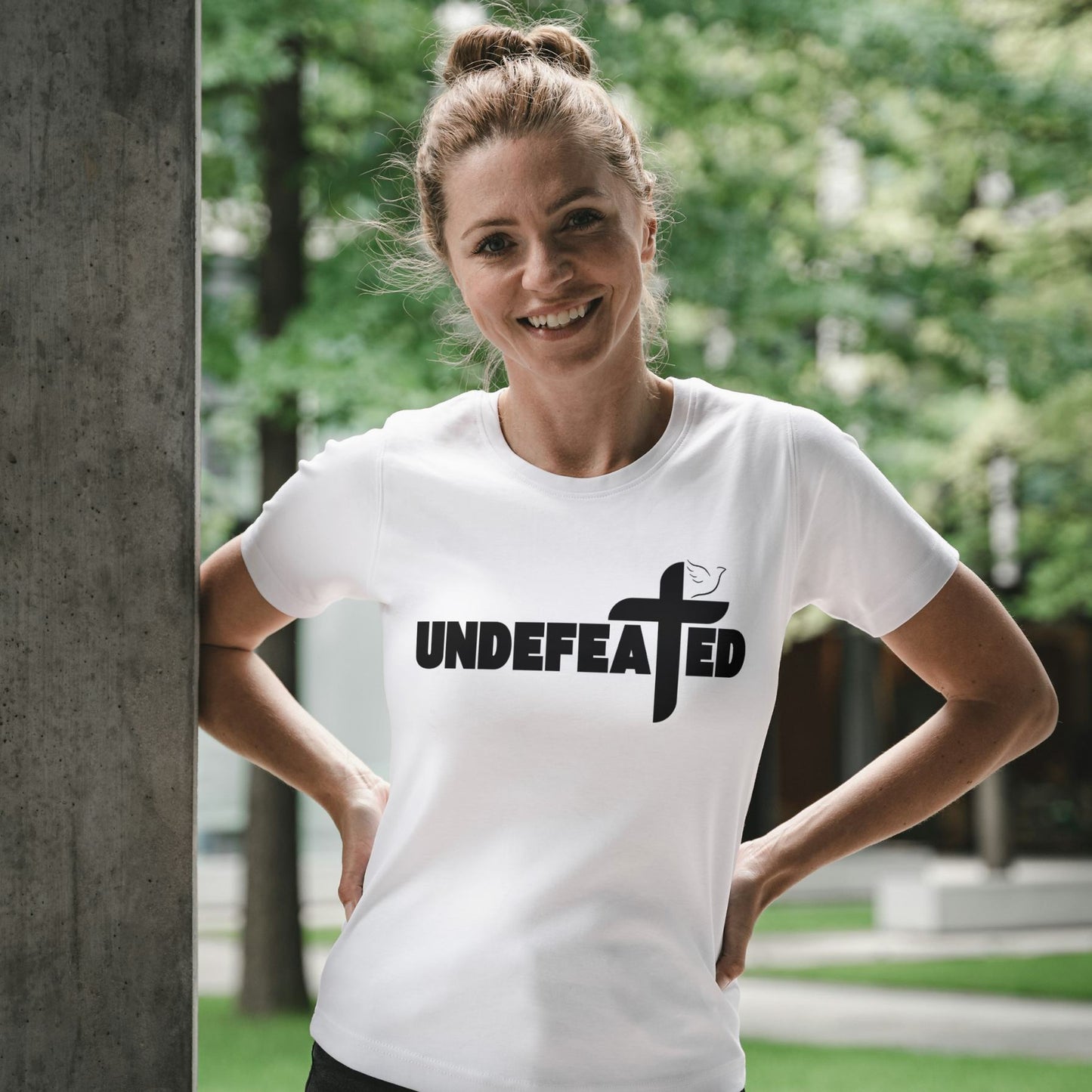 Jesus Christ Undefeated T-Shirt 100% Cotton - Faith, Revival, Ministry Merch