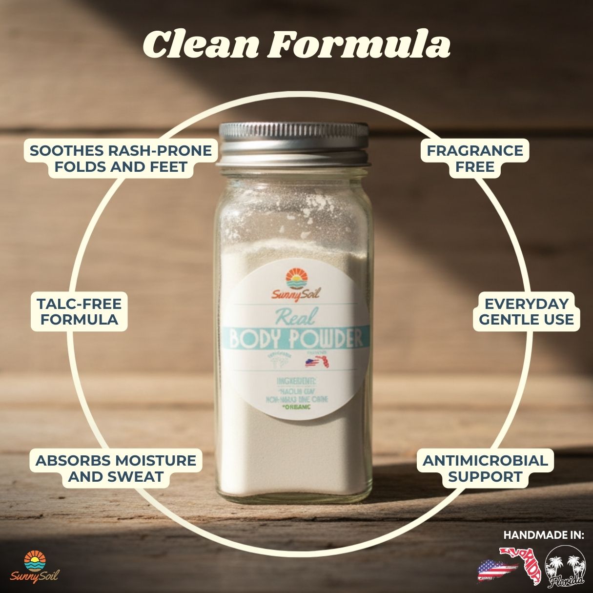 *NEW* REAL Body Powder (4oz)