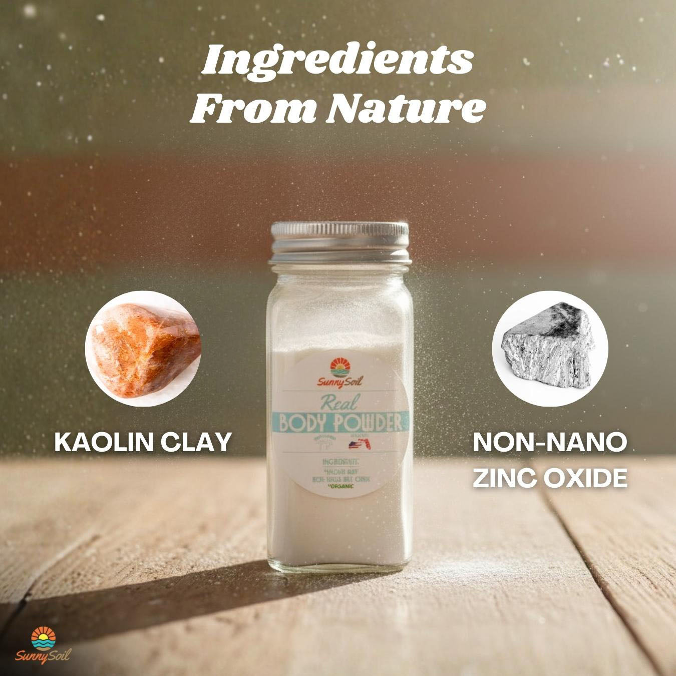 *NEW* REAL Body Powder (4oz)