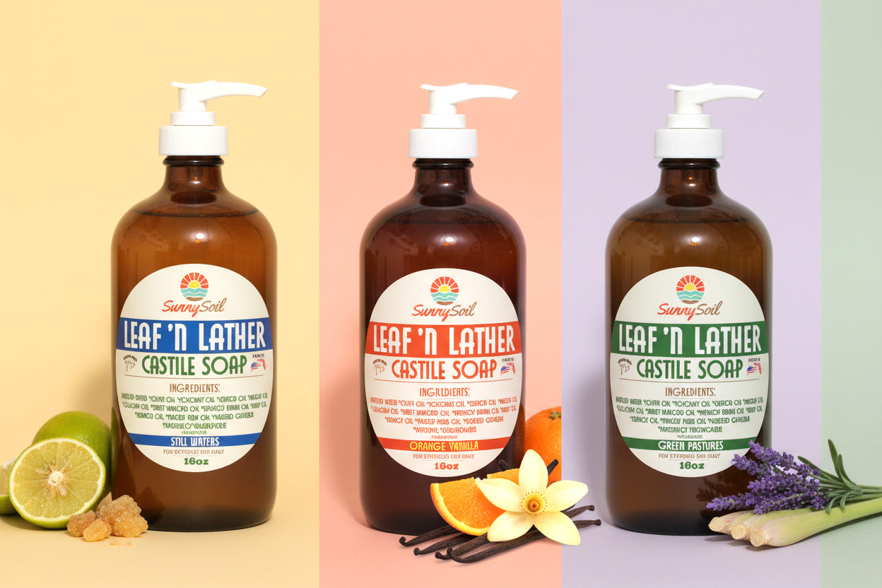 *NEW* Leaf 'n Lather Castile Soap (16oz)