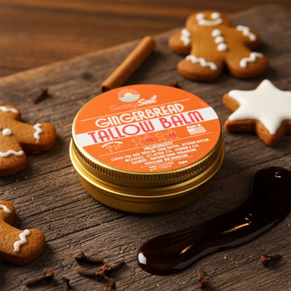 NOUVEAU baume au suif de pain d'épices - Hydratant pour le corps et le visage (Spécial vacances)