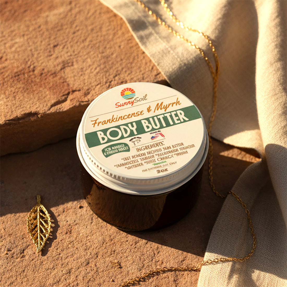 *NEW* Frankincense & Myrrh Body Butter (2oz)