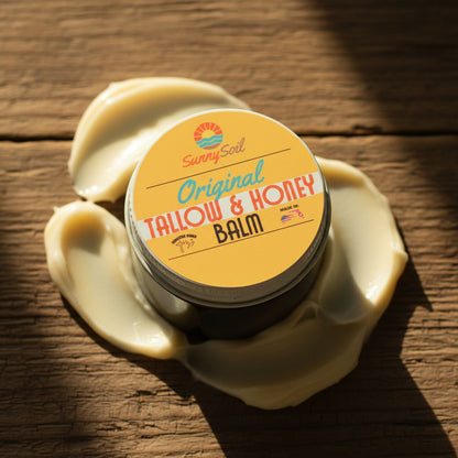 Baume Original au Suif et au Miel avec Beurre de Karité - Hydratant Corps et Visage