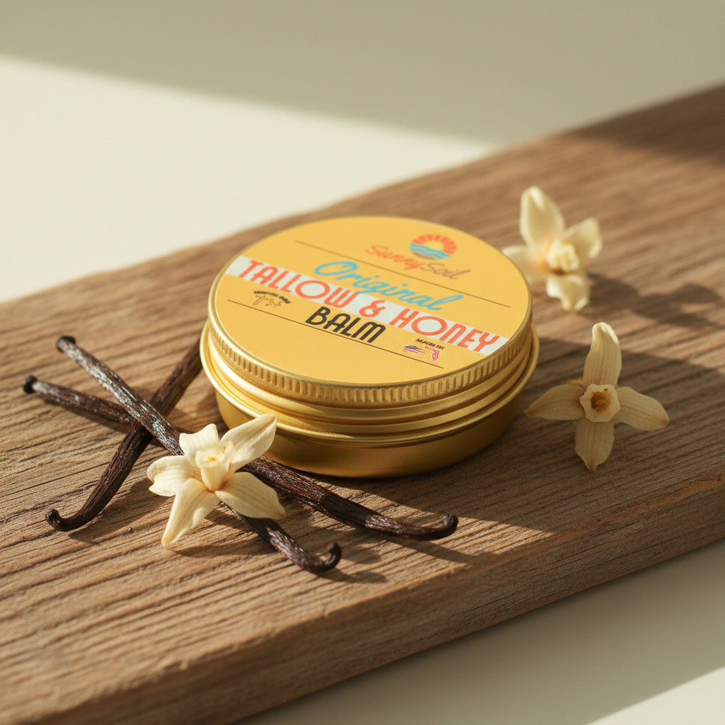 Baume Original au Suif et au Miel avec Beurre de Karité - Hydratant Corps et Visage