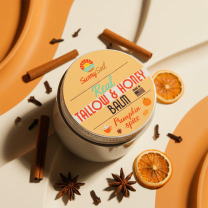 Pumpkin Spice Tallow & Honey Balm (2oz)