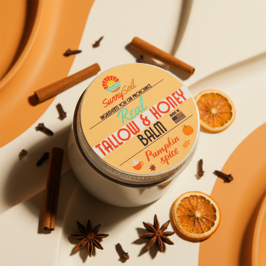 Pumpkin Spice Tallow & Honey Balm (2oz)