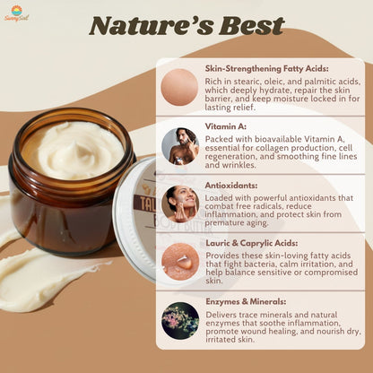 White Chocolate Tallow & Honey Body Butter (2oz)